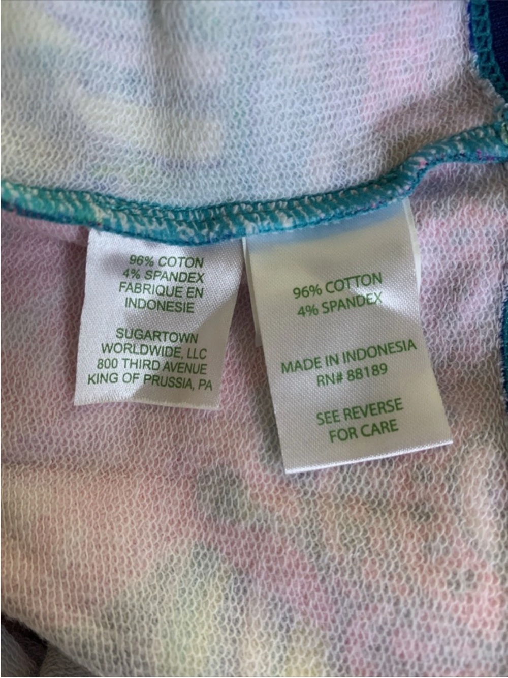 Lilly Pulitzer Pink Blue Flamingo Popover Beach French Terry Dress XS WORN 2X - Picture 5 of 6